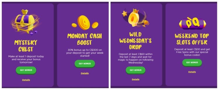 Casiqo Casino Regular Bonuses Casiqo Casino Regular Bonuses