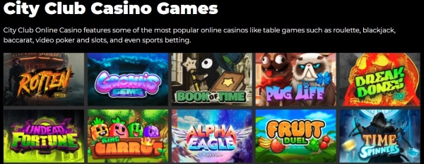 City Club Casino Games City Club Casino Pokies