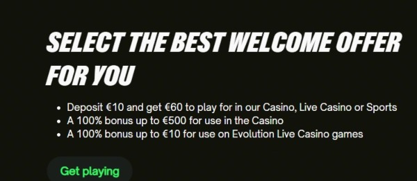 ComeOn Casino Bonus Come