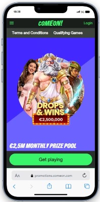ComeOn Casino Mobile Come