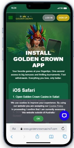Golden Crown mobile casino Golden Crown app