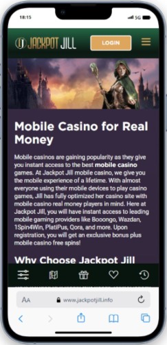 Jackpot Jill Mobile Jackpot Jill app