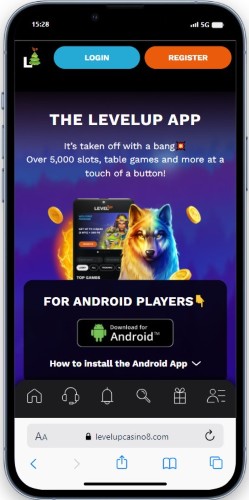 Level Up Casino mobile Level Up Casino Mobile App