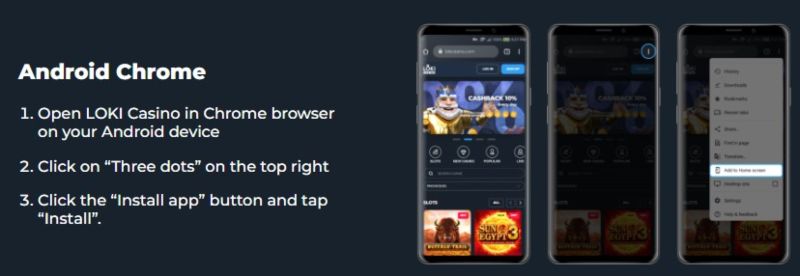 Loki Android Online Casino Australian Loki Android Casino Australian