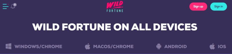 Wild Fortuna Mobile App Wild Fortuna Mobile App